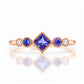 Shay, Tanzanite and Lab Diamond Ring - Victoria's Jewellery