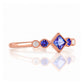 Shay, Tanzanite and Lab Diamond Ring - Victoria's Jewellery