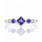 Shay, Tanzanite and Lab Diamond Ring - Victoria's Jewellery