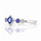 Shay, Tanzanite and Lab Diamond Ring - Victoria's Jewellery