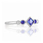 Shay, Tanzanite and Lab Diamond Ring - Victoria's Jewellery