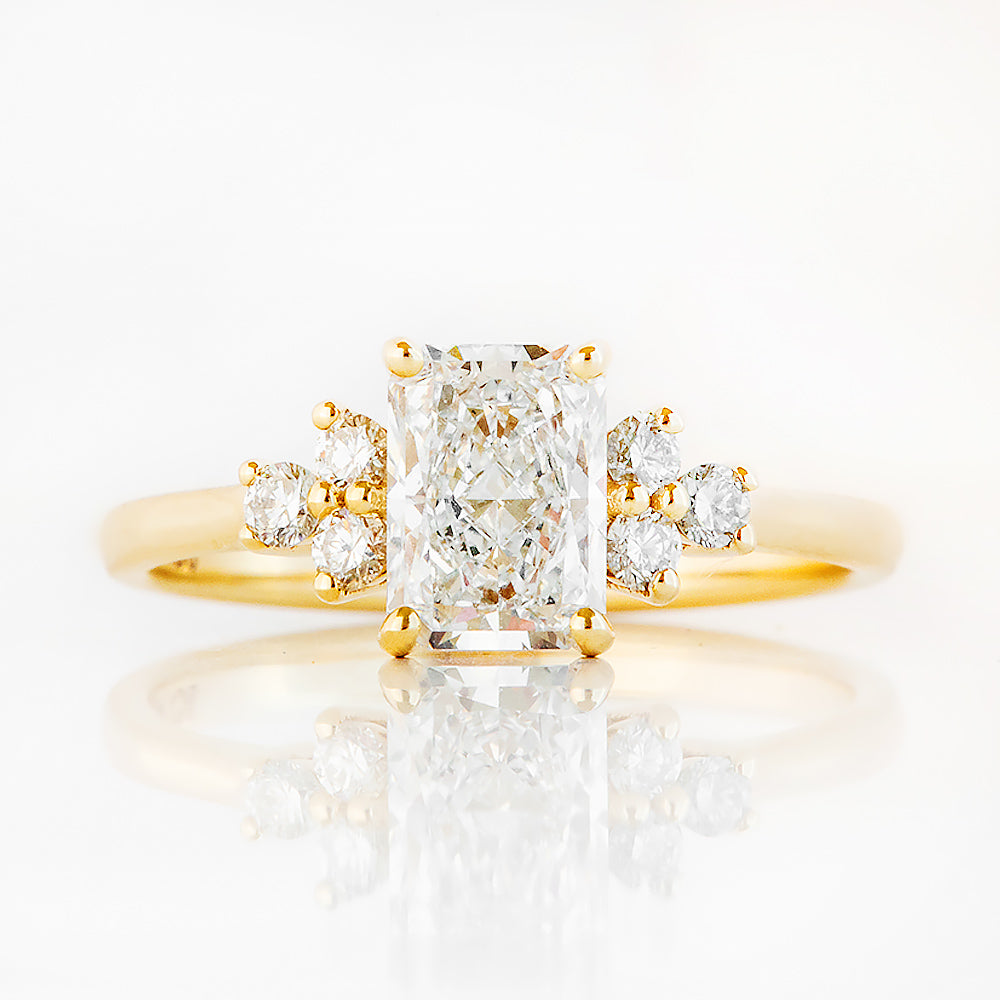 Este, a Radiant cut Lab Diamond Ring - Victoria's Jewellery