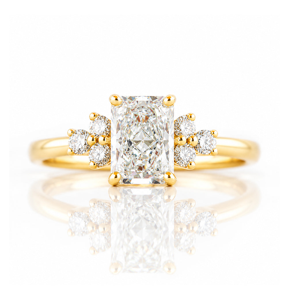 Este, a Radiant cut Lab Diamond Ring - Victoria's Jewellery