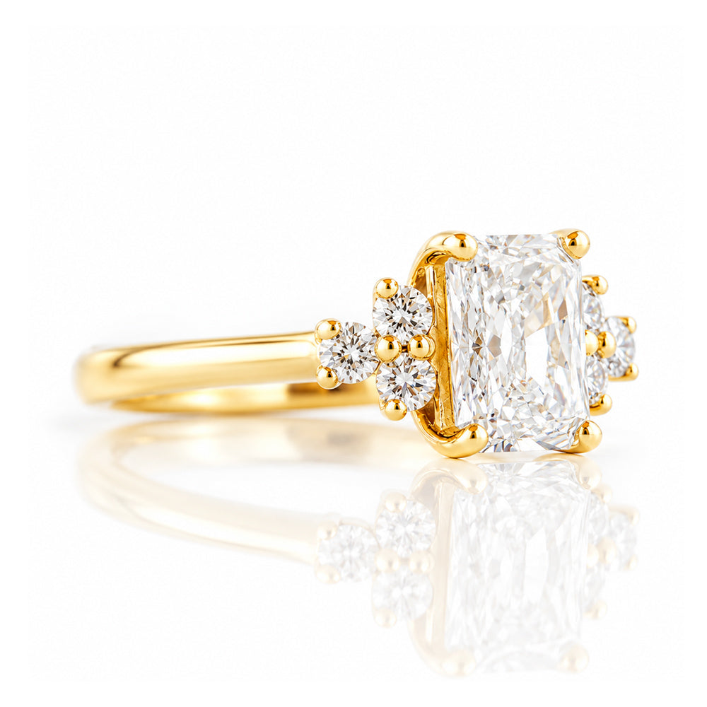 Este, a Radiant cut Lab Diamond Ring - Victoria's Jewellery