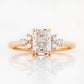 Este, a Radiant cut Lab Diamond Ring - Victoria's Jewellery