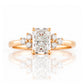 Este, a Radiant cut Lab Diamond Ring - Victoria's Jewellery