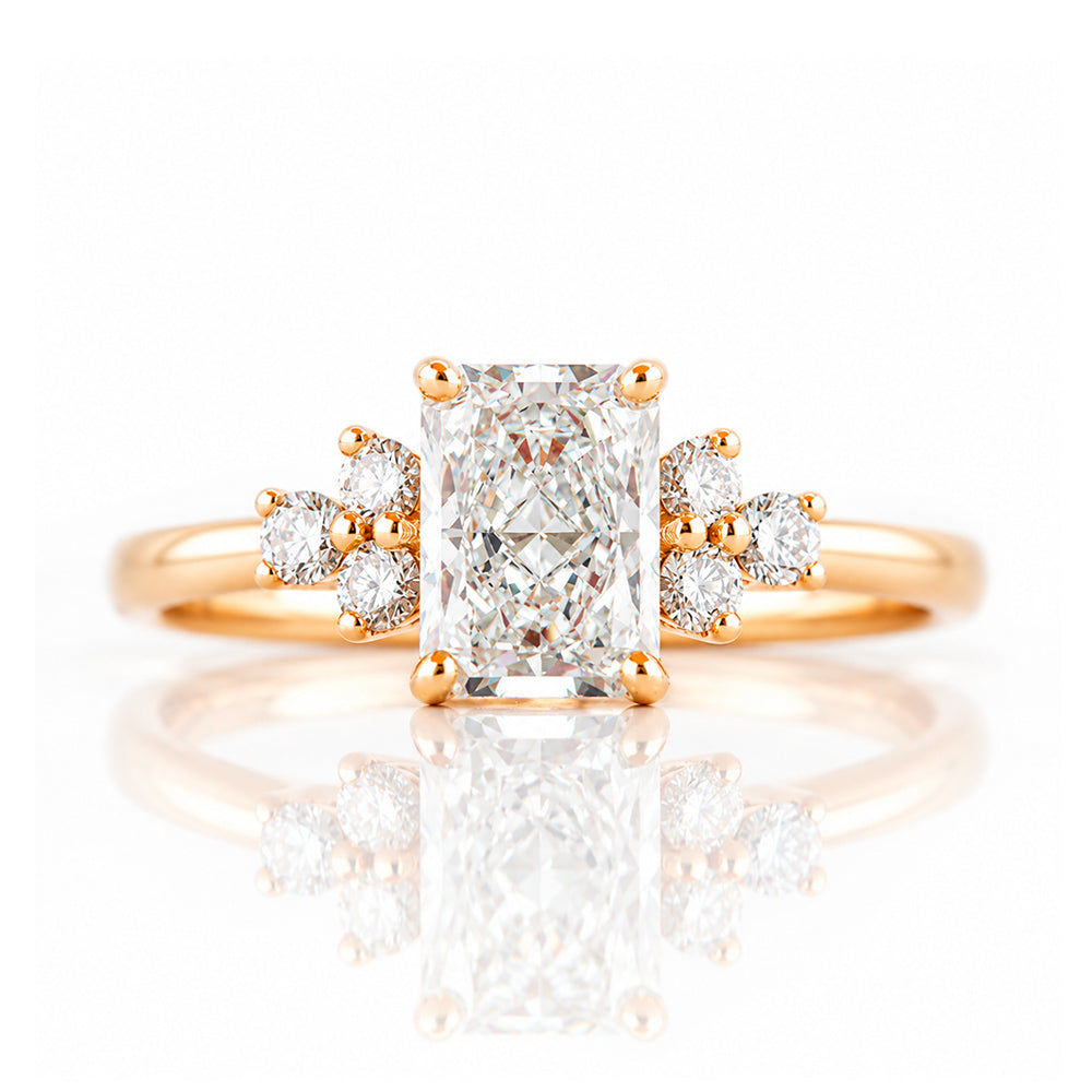 Este, a Radiant cut Lab Diamond Ring - Victoria's Jewellery
