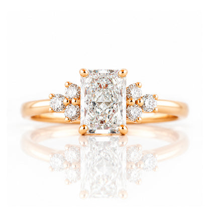Este, a Radiant cut Lab Diamond Ring - Victoria's Jewellery