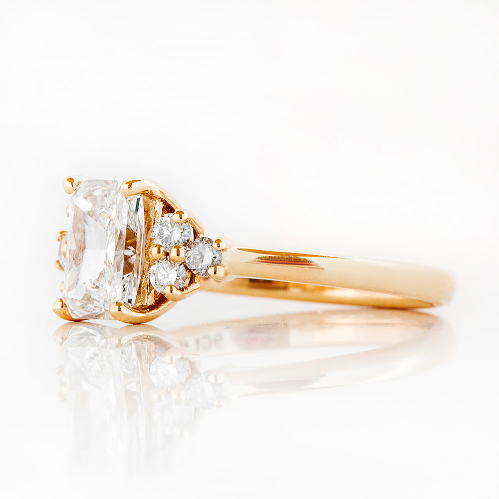 Este, a Radiant cut Lab Diamond Ring - Victoria's Jewellery