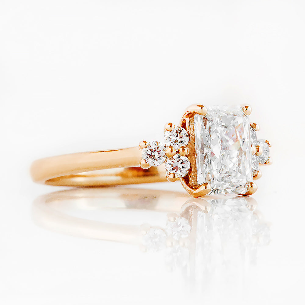 Este, a Radiant cut Lab Diamond Ring - Victoria's Jewellery