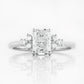 Este, a Radiant cut Lab Diamond Ring - Victoria's Jewellery
