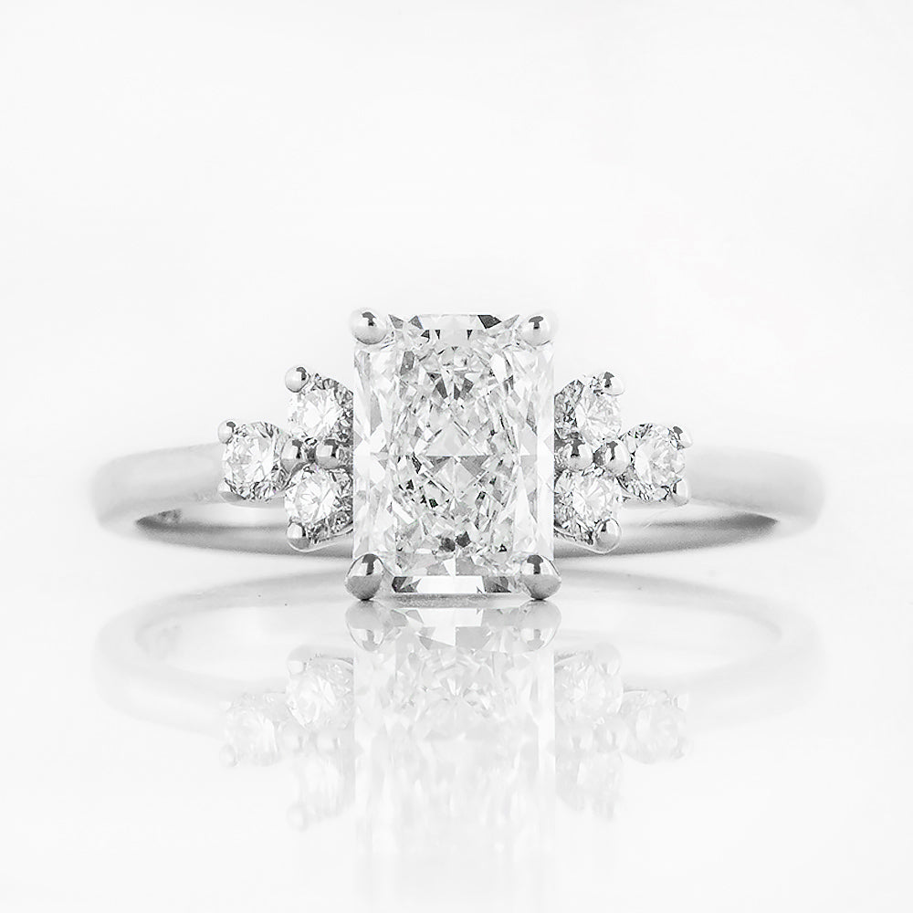 Este, a Radiant cut Lab Diamond Ring - Victoria's Jewellery