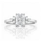 Este, a Radiant cut Lab Diamond Ring - Victoria's Jewellery