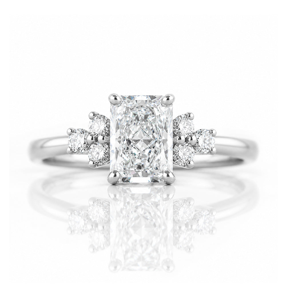 Este, a Radiant cut Lab Diamond Ring - Victoria's Jewellery
