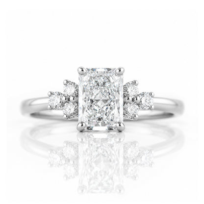 Este, a Radiant cut Lab Diamond Ring - Victoria's Jewellery
