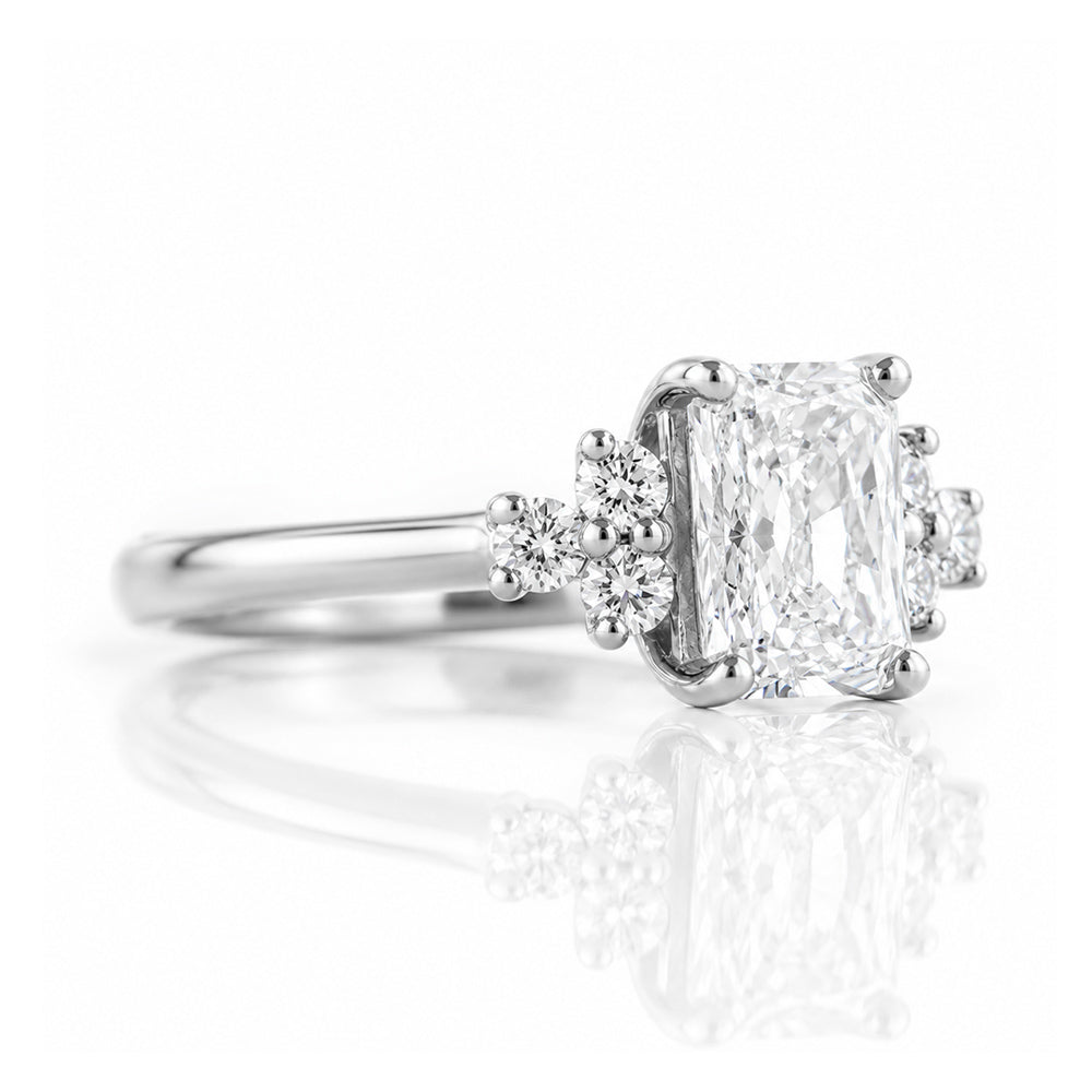 Este, a Radiant cut Lab Diamond Ring - Victoria's Jewellery