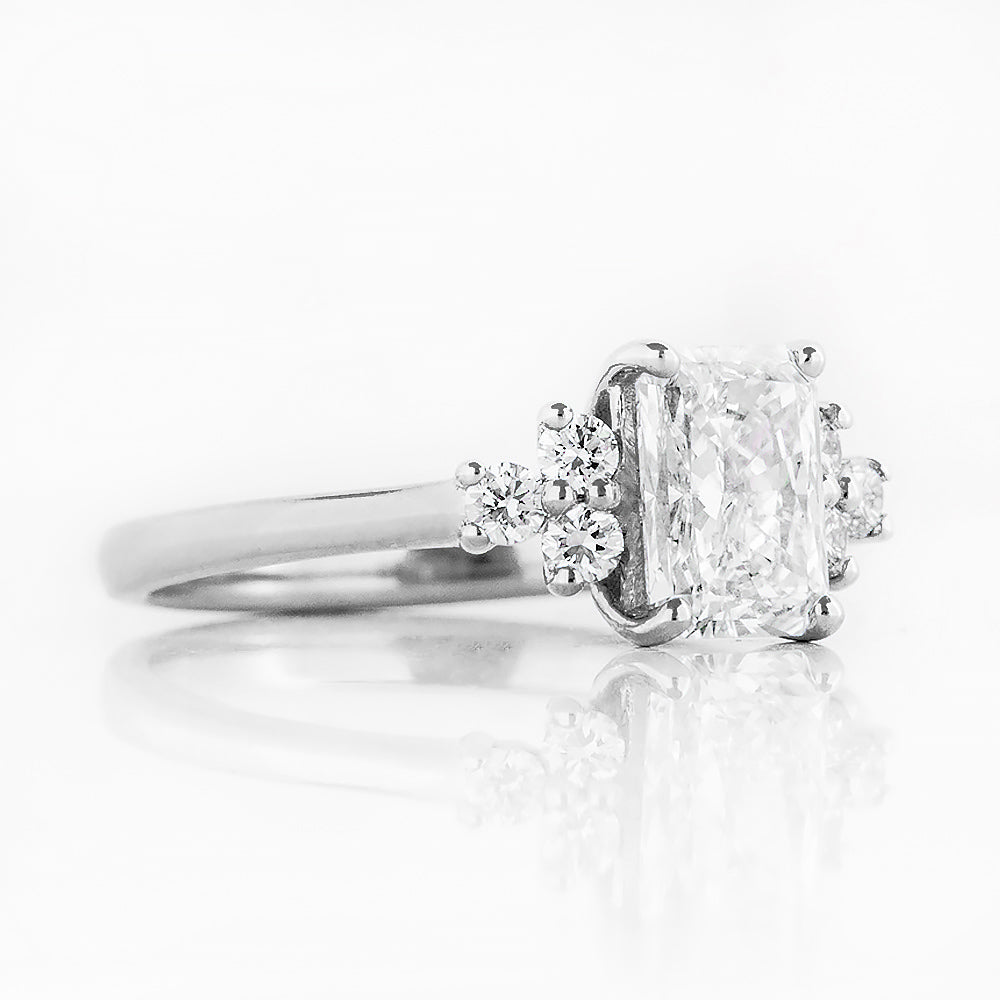 Este, a Radiant cut Lab Diamond Ring - Victoria's Jewellery