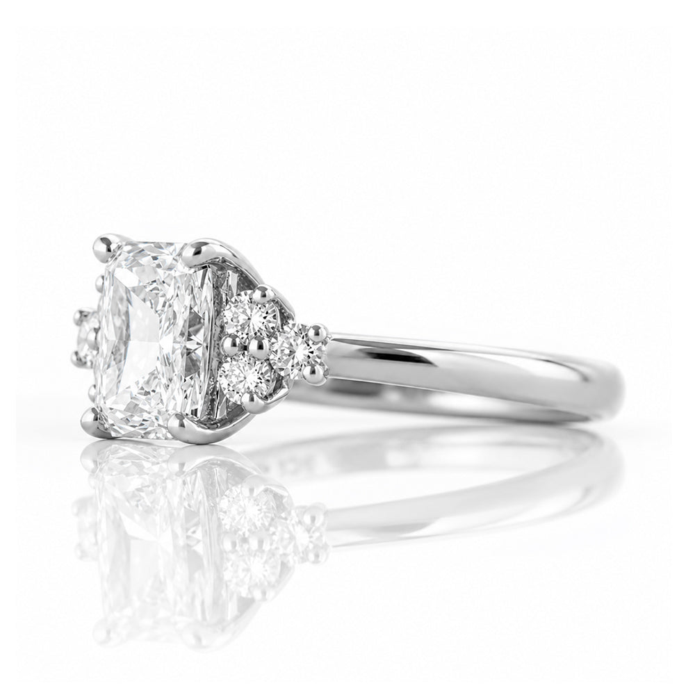 Este, a Radiant cut Lab Diamond Ring - Victoria's Jewellery