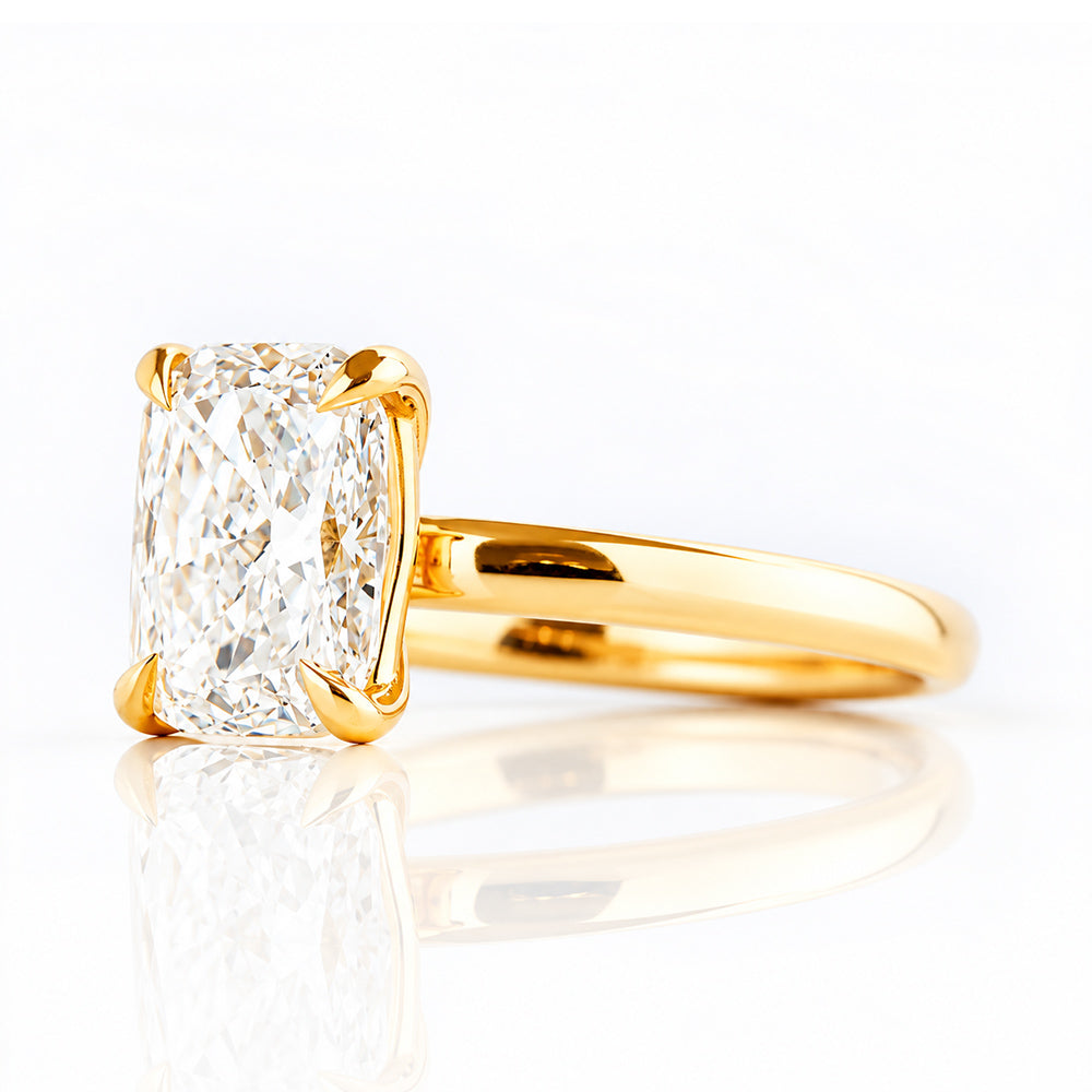 Ivanka, Cushion cut Lab Diamond Ring - Victoria's Jewellery