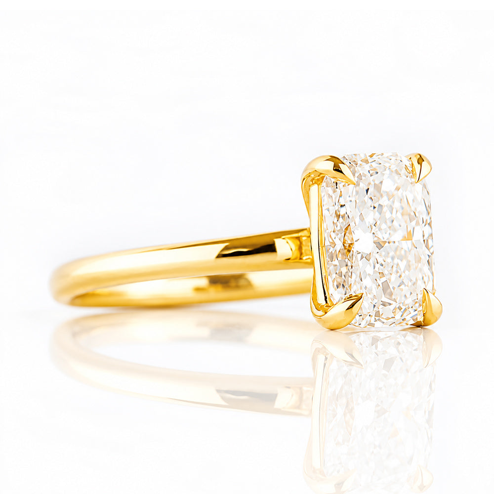 Ivanka, Cushion cut Lab Diamond Ring - Victoria's Jewellery