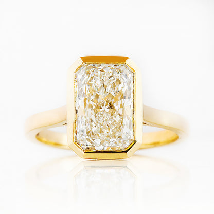 Sloane, 3ct Radiant cut Lab Diamond Ring