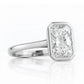 Sloane, 3ct Radiant cut Lab Diamond Ring - Victoria's Jewellery
