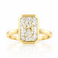 Sloane, 3ct Radiant cut Lab Diamond Ring - Victoria's Jewellery