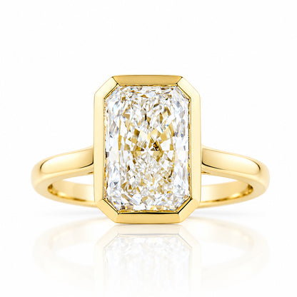 Sloane, 3ct Radiant cut Lab Diamond Ring - Victoria's Jewellery