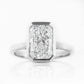 Sloane, 3ct Radiant cut Lab Diamond Ring
