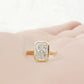 Sloane, 3ct Radiant cut Lab Diamond Ring