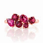 The Ena, a Cluster Ring with Rhodolite Garnet