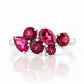 The Ena, a Cluster Ring with Rhodolite Garnet