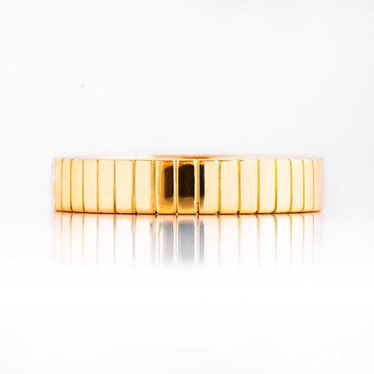 Caspian, a Solid Gold Wedding Band