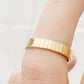 Caspian, a Solid Gold Wedding Band