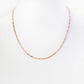 9k Rose Gold Baby Paper Clip Chain - Victoria's Jewellery