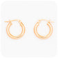 Rose Gold Huggie Hoop Earrings - Victoria's Jewellery