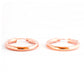 The Everyday, 9k Rose Gold Hoop Earring - 20mm - Victoria's Jewellery