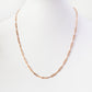 9k Rose Gold Paper Clip Chain - Victoria's Jewellery