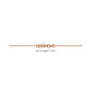 9k Rose Gold Rolo Bracelet - 1.65mm