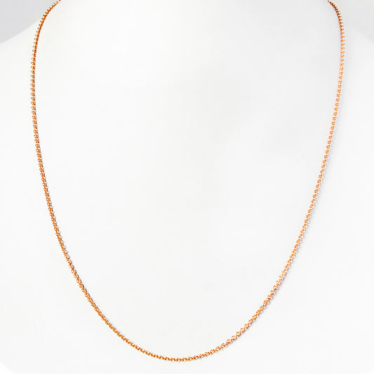 9k Rose Gold Rolo Chain - 2mm - Victoria's Jewellery
