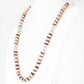 Rose Quartz, Prehnite, Agate and Wood Necklace