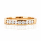 Tanya, a Brilliant cut Lab Diamond Channel Ring - Victoria's Jewellery