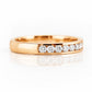 Tanya, a Brilliant cut Lab Diamond Channel Ring - Victoria's Jewellery