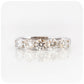 The Danelle, a Diamond Half Eternity Trellis Ring