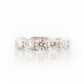 Round cut Lab Diamond Trellis Half Eternity Ring - Victoria's Jewellery