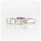 The Danelle, a Diamond Half Eternity Trellis Ring