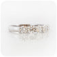 The Danelle, a Diamond Half Eternity Trellis Ring