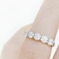 Round cut Diamond Half Eternity Anniversary ring in White Gold - Victoria's Jewellery