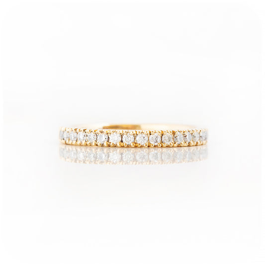 Emma, a Brilliant cut Lab Diamond Wedding Band