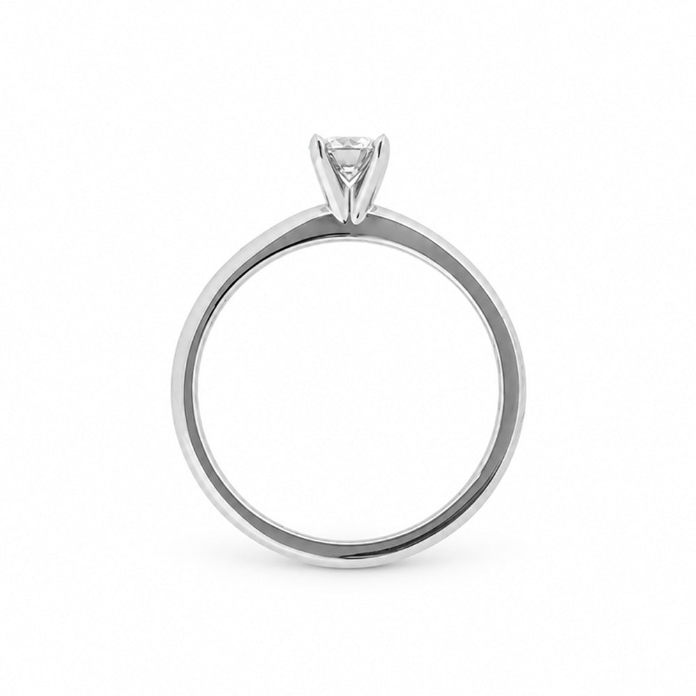 The 4 Claw Brilliant cut Lab Diamond Engagement Ring - 0.50ct - Victoria's Jewellery